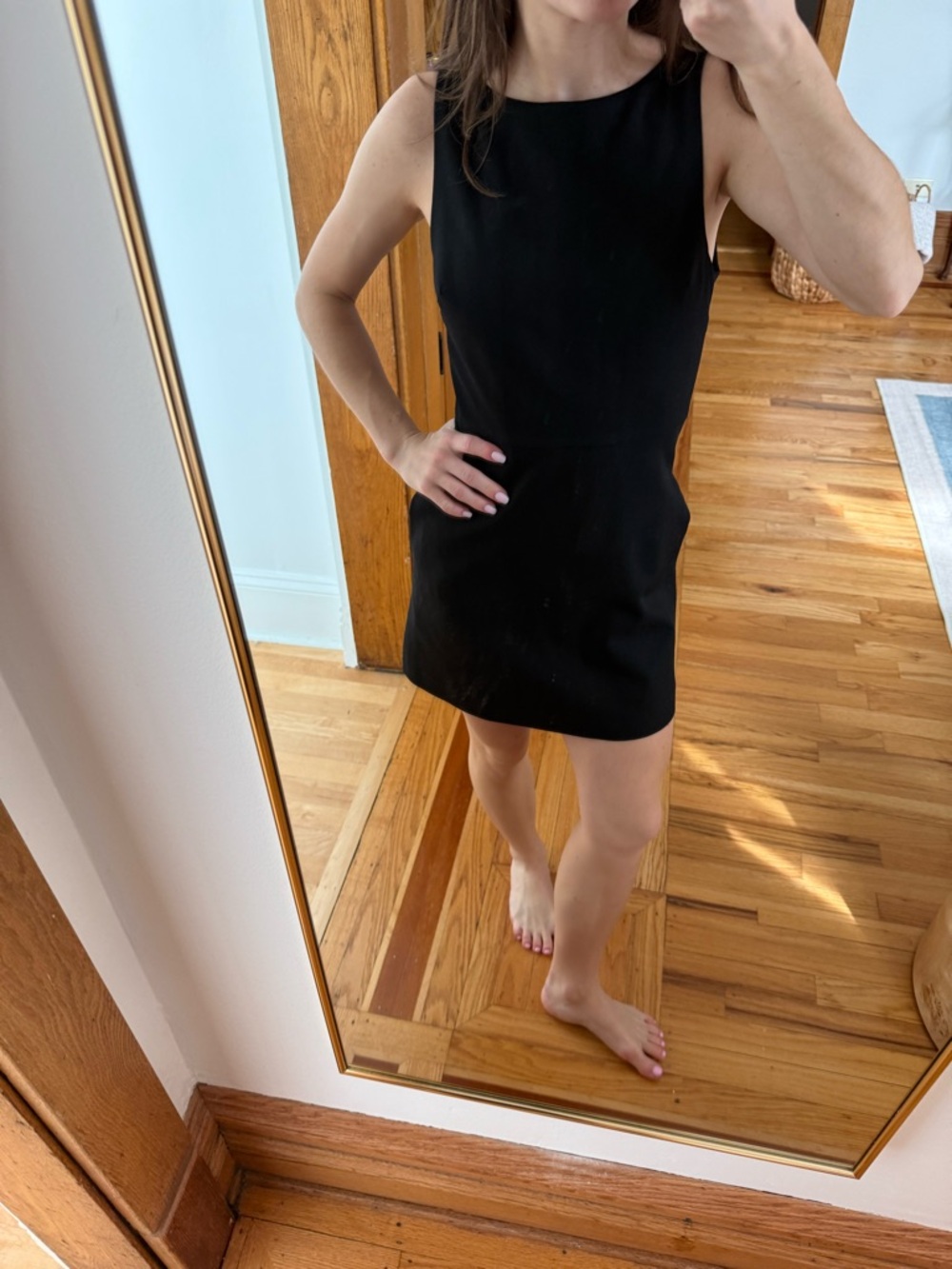 Aritzia Babaton Bond Dress in black